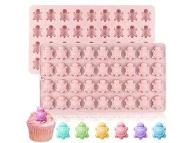 Molde silicona 36 mini tortuguitas